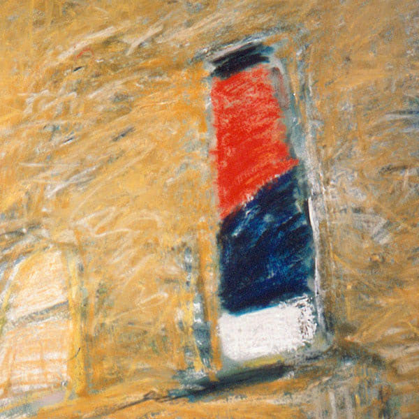 Leuchtturm, Ölkreiden/Öl auf Leinwand, 80x110cm, 1993