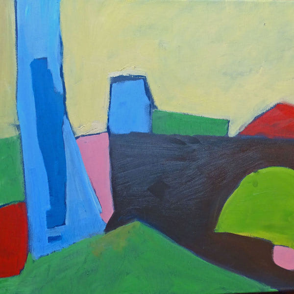 Bild ohne Titel, 70x50cm, Öl auf Leinwand, 2025