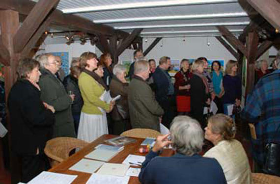 Ausstellungseröffnung<br> Atelier und Bildungswerkstatt Stellau 2009