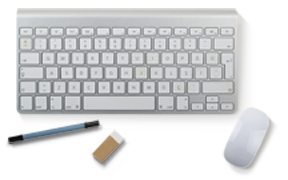 Computer Tastatur mit Stift
