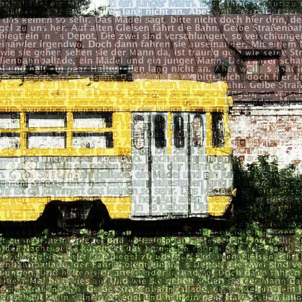 Gelbe Strassenbahn