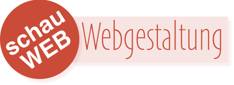 Logo schauWEB Webgestaltung