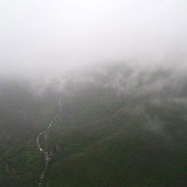 Landschaft im Nebel Armenien